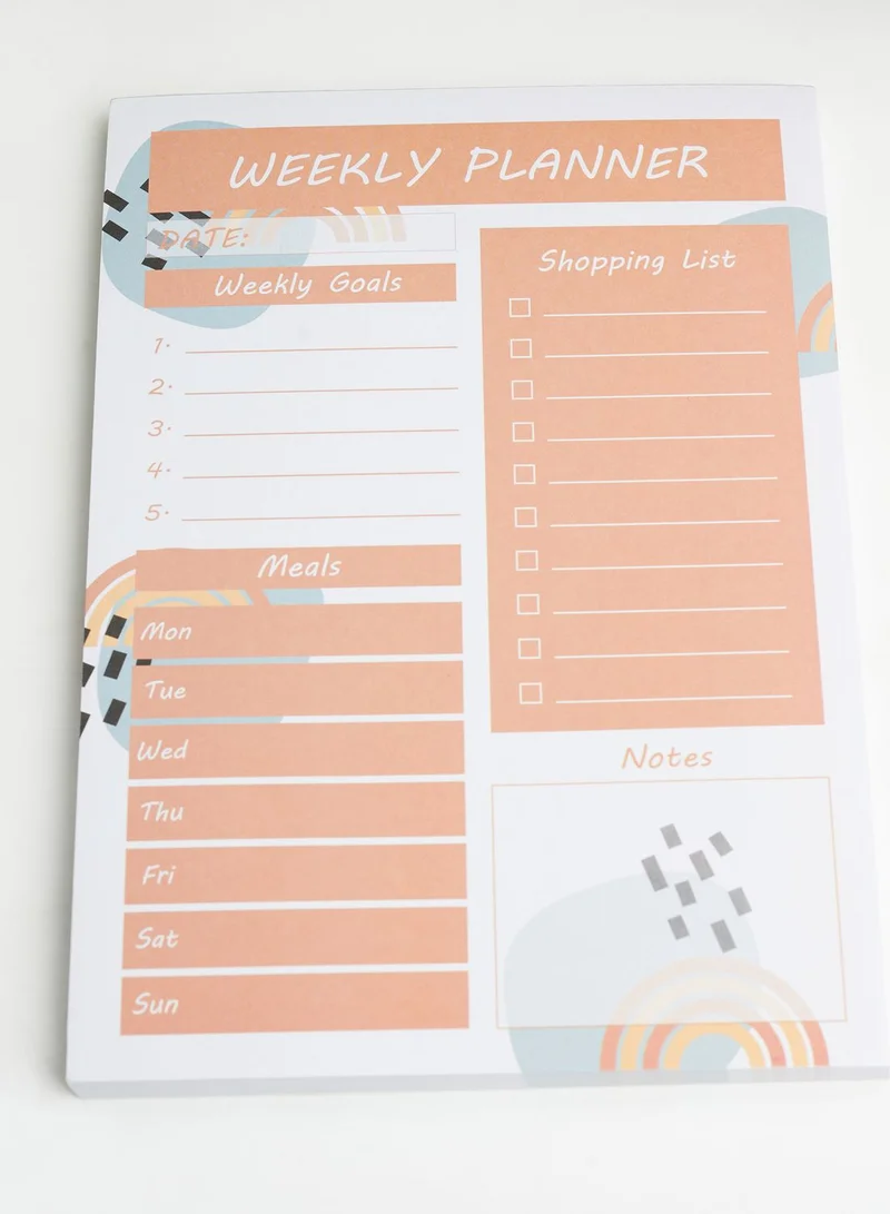 Pink Cactus Weekly Planner
