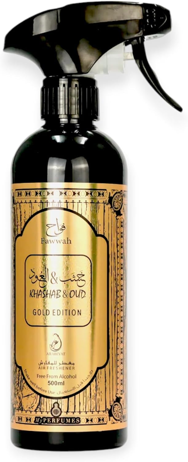 ARABIYAT Fawwah Khashab & Oud Gold Edition 500ML - Image 2