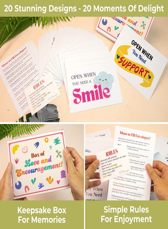 STOFINITY Open When Envelopes For College Student - Open When Letters College Survival Kit Gift Card Box 2025, Going Away To Colleges Gifts For Girls Daughter, Long Distance Gift Card Book Present - Image 3