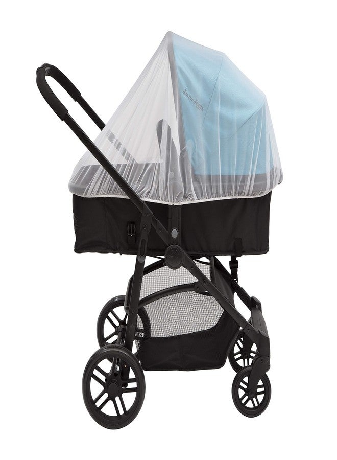 Delta Children Mosquito Net for Infant Car Seats, Infant Strollers and Bassinets | Breathable with Elastic Netting for Easy fit | White - Image 3