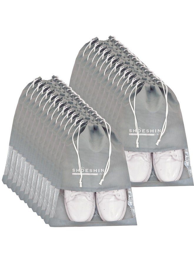 SHOESHINE SHOESHINE Travel Essentials Shoe Bags Pouches for Men and Women (Pack of 24 Pcs) Shoe Bag or Shoe Cover for Storage - Image 1