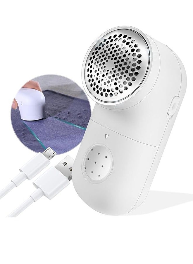 Fabric Shaver, Electric Lint Remover, USB Rechargeable Sweater Shaver, Cordless Clothing Lint Remover, Portable Lint Remover For Clothes, Furniture (2.0 Pro, Beige) - Image 1