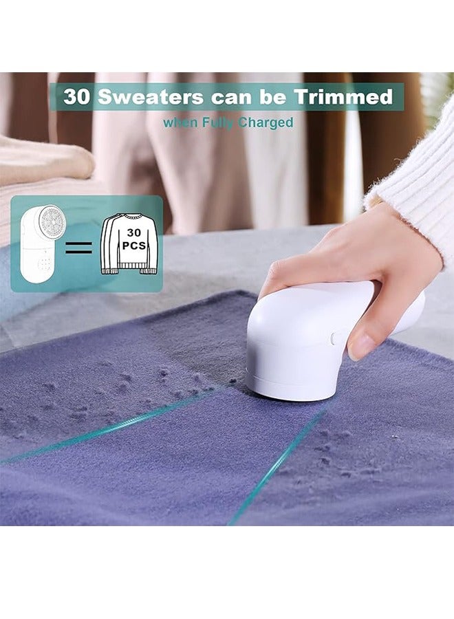 Fabric Shaver, Electric Lint Remover, USB Rechargeable Sweater Shaver, Cordless Clothing Lint Remover, Portable Lint Remover For Clothes, Furniture (2.0 Pro, Beige) - Image 4