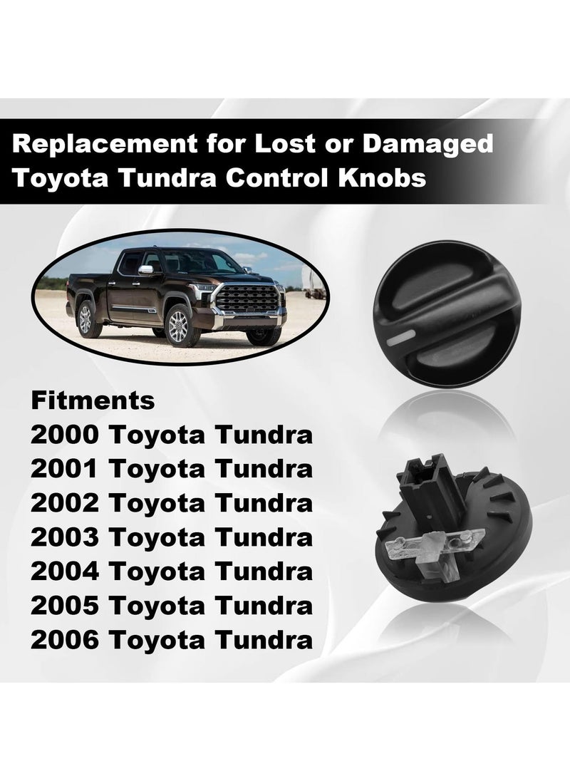 Loquat Set of 3 AC Heater Blower Fan Control Knob Replacement for 2000 2001 2002 2003 2004 2005 2006 Toyota A/C Climate Control Knob 55905-0C010 - Image 5