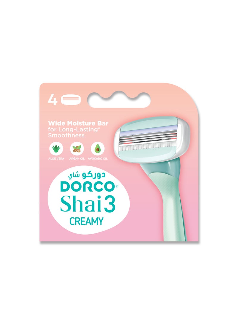 DORCO Shai 3 Creamy Women Catridges - Image 1