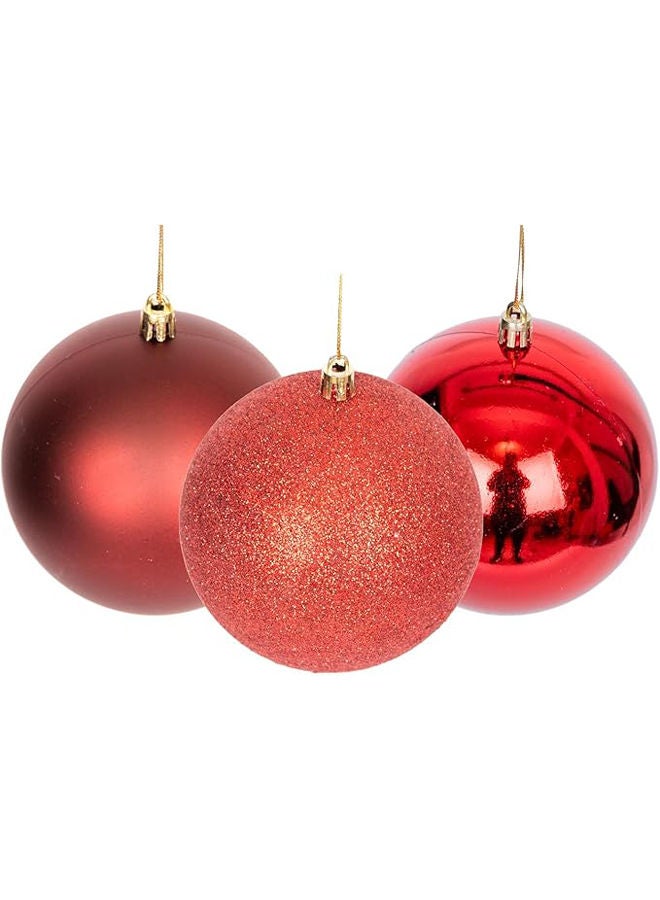 SHATCHI 6Pcs Christmas Baubles Shatterproof Christmas Tree Decorations - Image 1