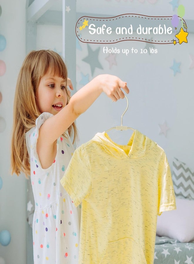 VWV Aluminum Hangers, 20 Pack Baby Hangers，12.6 Inch Children Baby Hanger, Sturdy Metal Children Clothes Hangers for Wardrobe, Space-Saving Toddler Hanger - Image 4