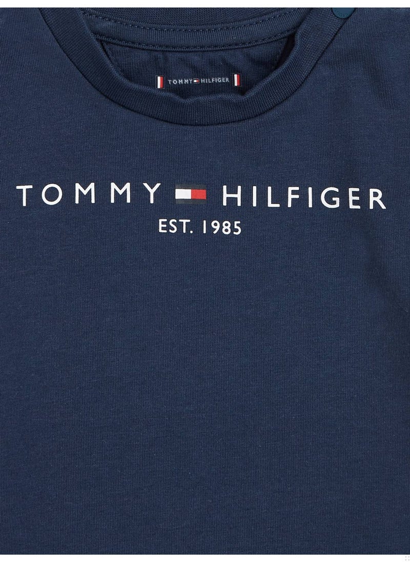 TOMMY HILFIGER Baby's  Essential Logo T-Shirt, Navy  - Image 5