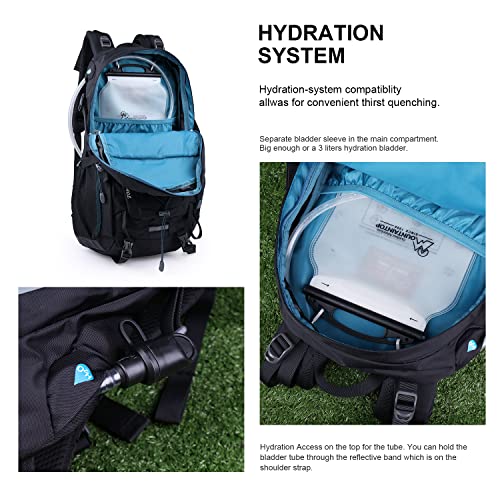MOUNTAINTOP 25L/40L Hiking Backpack,Lightweight Travel Backpack for Men Women Outdoor Backpacking, Camping - Image 5