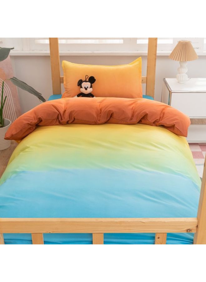 Top And Bottom Bunk Of Dormitory Shelf Bed For College Students-Color:Gradient Color - Orange And Blue-Specifications: - Image 1