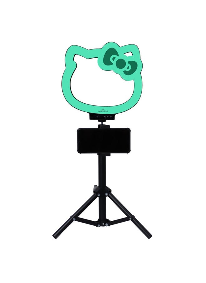 Trinx - Davaughn 10 Inch Rgb Desk Ring Light With Stand And Phone Holder Led Selfie Light With Rainbow Color - Image 1