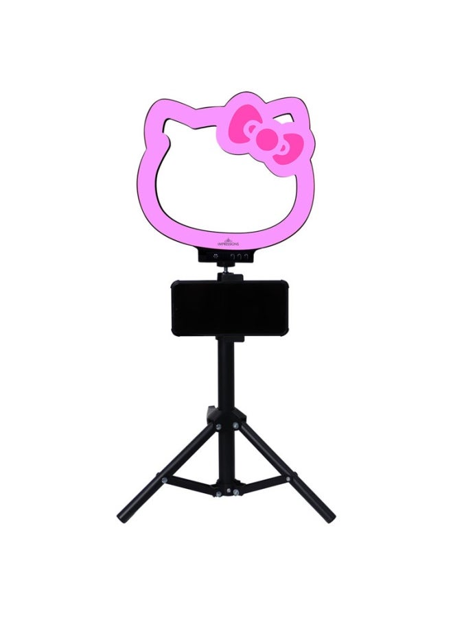 Trinx - Davaughn 10 Inch Rgb Desk Ring Light With Stand And Phone Holder Led Selfie Light With Rainbow Color - Image 1