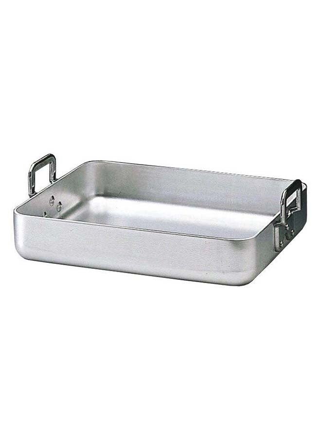Classe Alu Roasting Tray with Riveted Handles (40 x 32 cm), France 