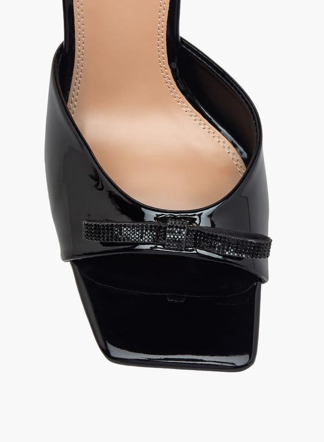 سيليست صنادل نسائية بكعب ستيليتو وزينة فيونكة - Image 4