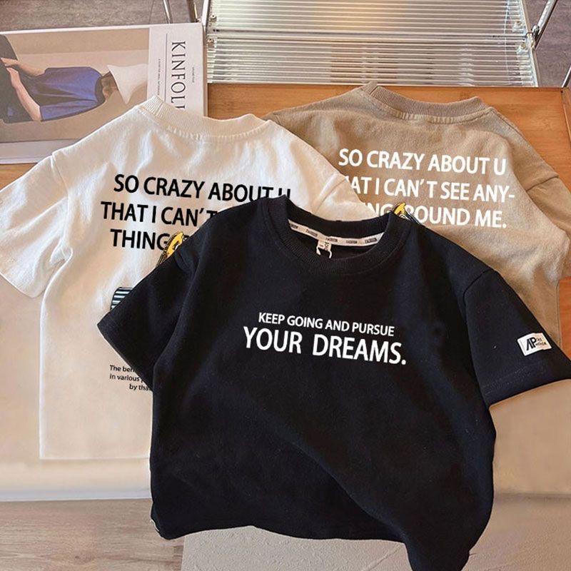 Korean Version Of Children'S Cotton Boys Short Sleeve T-Shirt Printing Digger Baby Children'S Bottoming Shirt Top Cotton T - Image 3