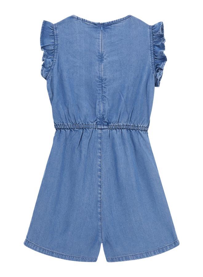 GUESS Kids Lyocell Denim Ss Romper  - Image 2