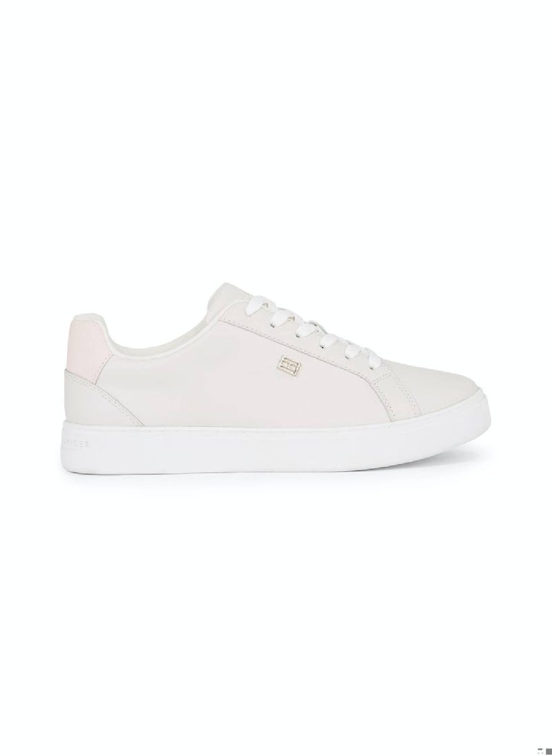 Women's Essential Leather Cupsole Court Trainers -  Leather upper, Light Blue - pzsku/Z5CC90DF8B06142241E0DZ/45/_/1724216682/1687ffe4-6c3b-49c2-abf9-f3b75376810e