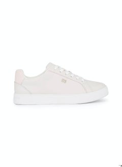 TOMMY HILFIGER Women's Essential Leather Cupsole Court Trainers -  Leather upper, Light Blue  - Image 1