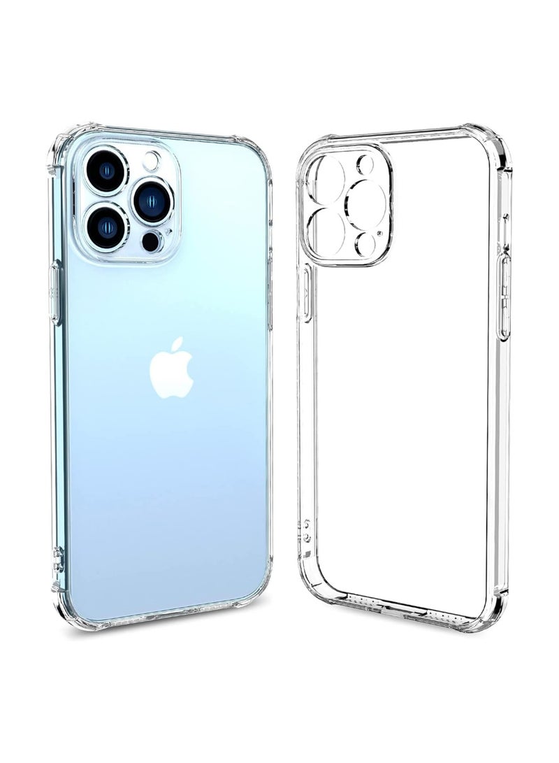 جراب شفاف ضد الصدمات متوافق مع هاتف ايفون 13 برو