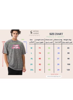 WHITE RABBIT Tye-Die Heather Black Printed T-Shirt  - Image 5