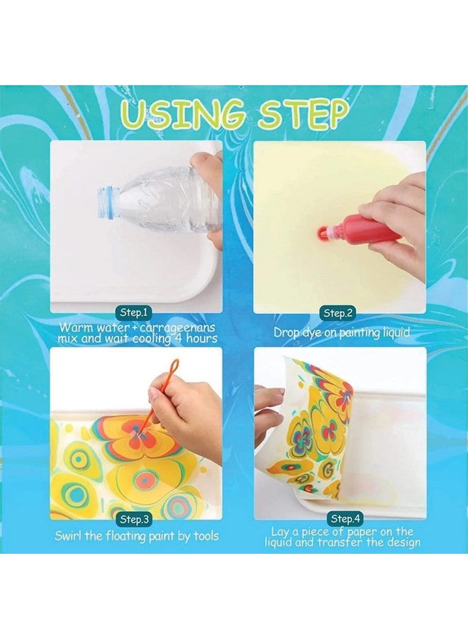 Hamster London Marbling Paint Kit For Kids I Arts And Crafts For Kids I Non-Toxic Creative Marbling Art Painting On Water Kit For Children - Multicolor - Image 4