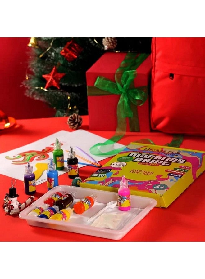 Hamster London Marbling Paint Kit For Kids I Arts And Crafts For Kids I Non-Toxic Creative Marbling Art Painting On Water Kit For Children - Multicolor - Image 3