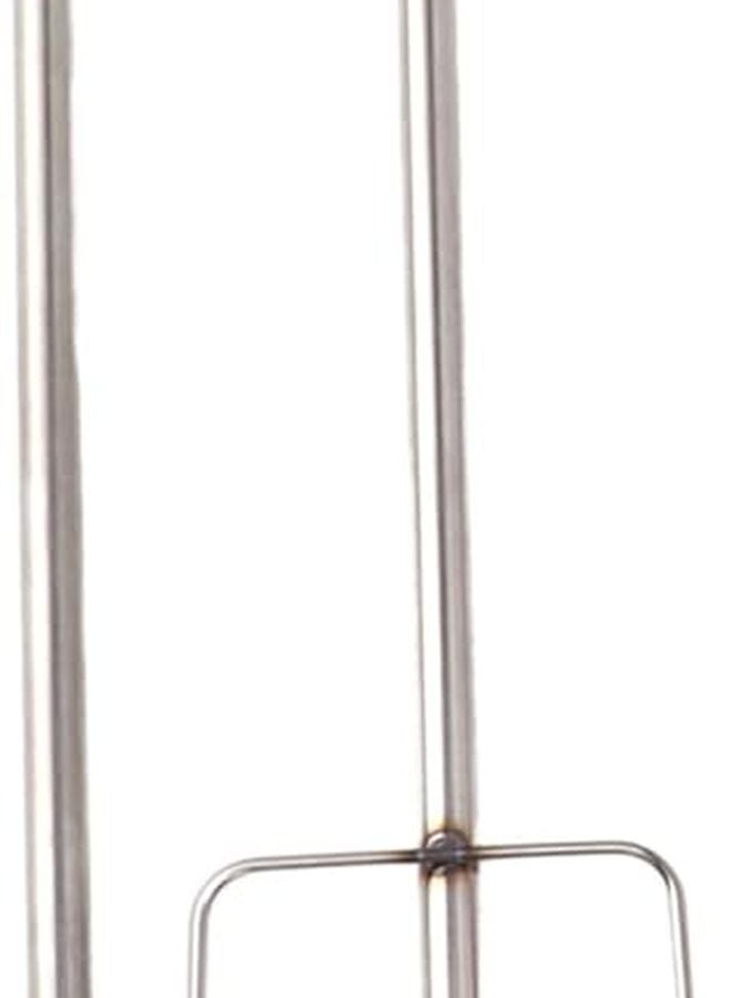 طاحونة هواء معدنية مقاومة للصدأ على شكل طائرة ثلاثية الأبعاد باللون الأحمر لتزيين حديقة الفناء - Image 2