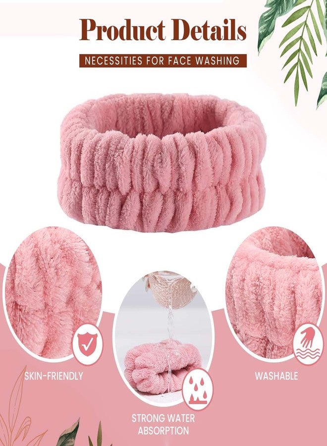 Homeaura 3-Piece Facial Headband and Wristband Set for Women - Spa Headband for Skincare, Makeup, and Face Washing - Soft Microfiber Hairband for Women, Ideal Makeup Hair Band for Facial Time - Image 4