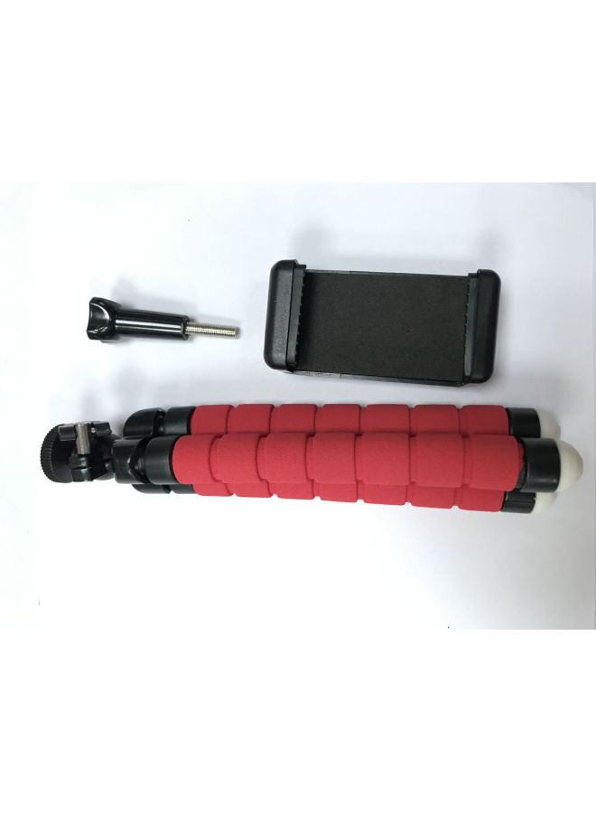 Small Sponge Tripod Sponge Stand Mobile Phone Selfie Live Broadcast Digital Slr Photography Universal-Color:One-word Clip  - Image 3