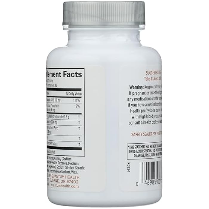 QUANTUM RESEARCH Super Lysine + Tablet, 0.93 Pounds - Image 2