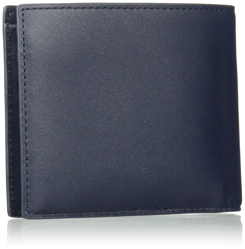 LACOSTE Lacoste Men's Medium FG Leather Billfold, Blue Nocturne, One Size  - Image 2