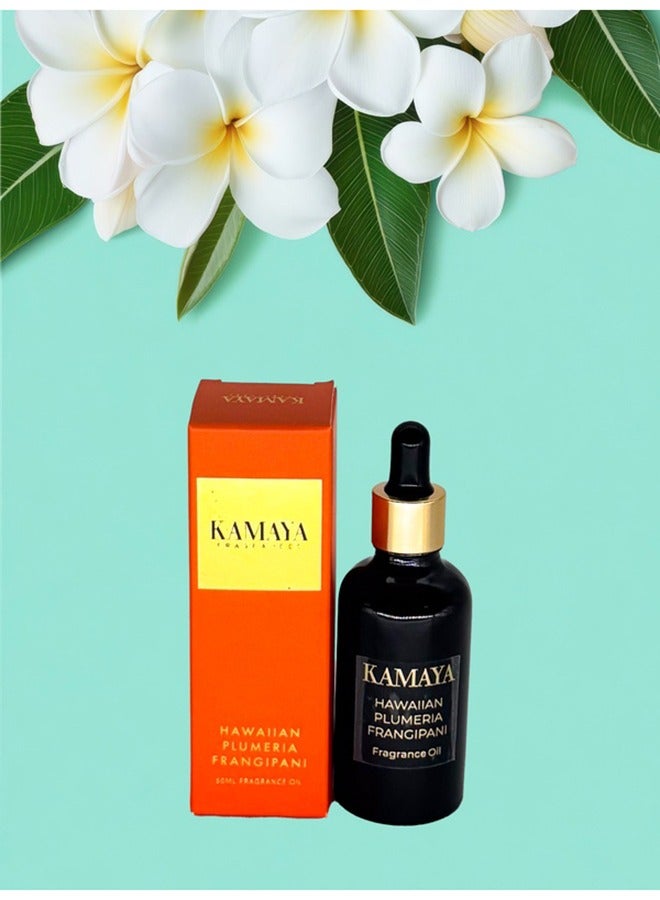 كامايا زيت عطري، عطر فرنسي يدوم طويلاً - هاواي بلوميريا فرانجيباني 50 مل  - Image 2