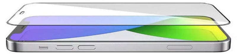 جلاس لاصق حماية لشاشة جوال ايفون 12 من الزجاج المقوى شفاف - Image 1