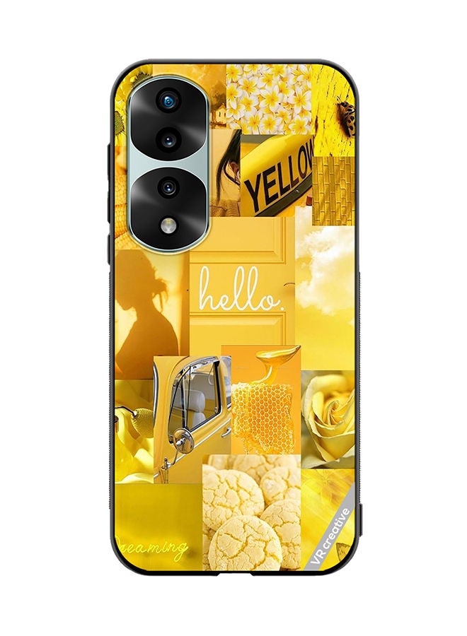 VR CREATIVE Protective Case Cover For Honor 70 Pro plus Hello Design Multicolour - Image 1