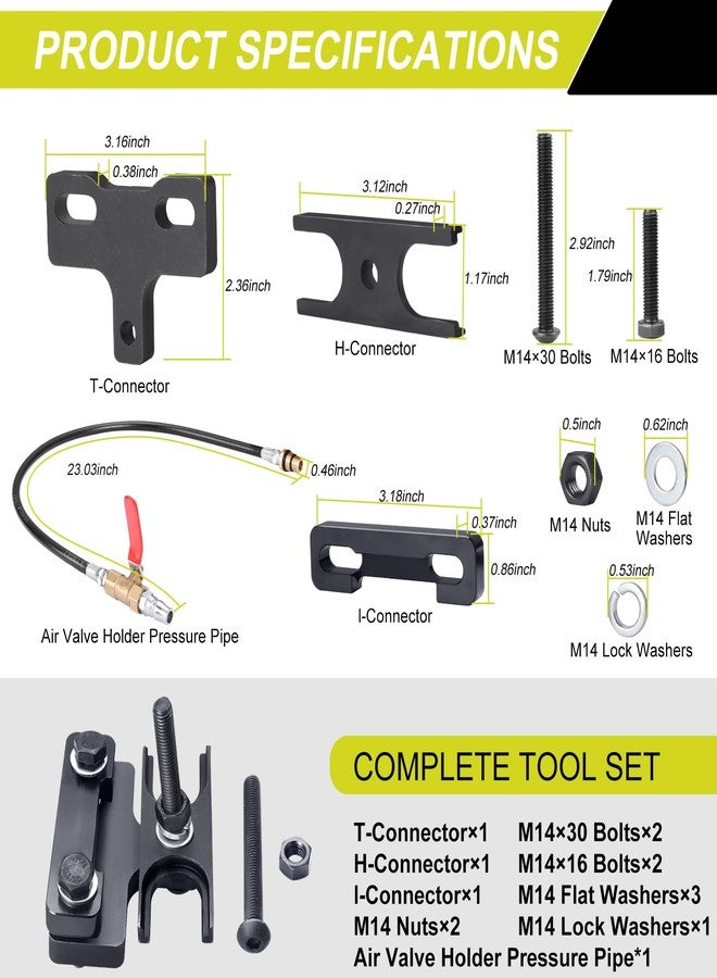 TCHENPART 67605 Valve Spring Compressor Tool - Engine Valve Spring Compressor & Air Valve Holding Hose Tool Compatible With 4.8 5.3 5.7 6.0 6.2 LS1 LS2 LS3 LS6 Engine - Image 5