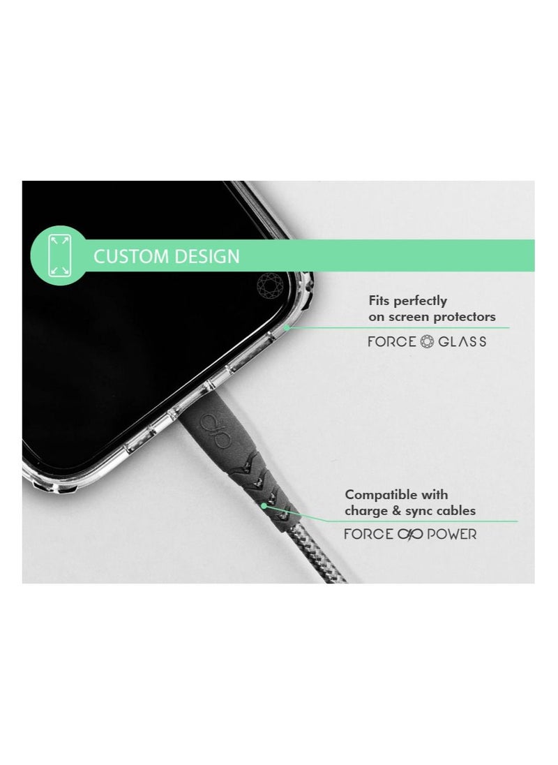 Force Case iPhone 13 Pro Max PURE Reinforced Case Lifetime Warranty Transparent