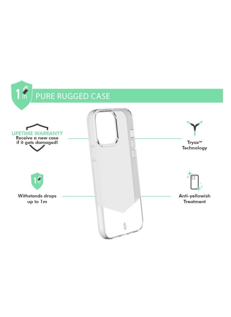 Force Case iPhone 13 Pro Max PURE Reinforced Case Lifetime Warranty Transparent