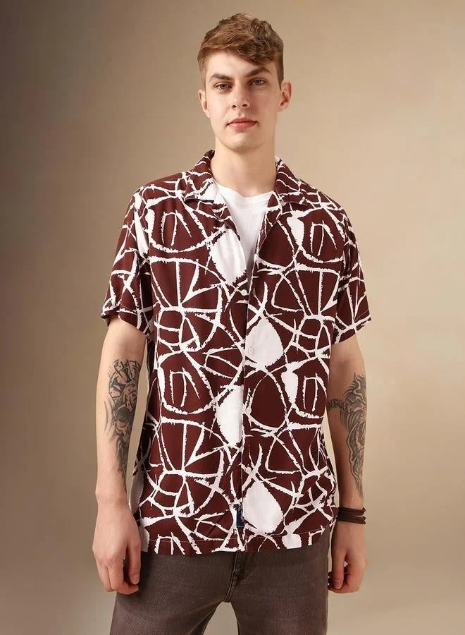 Dennis Lingo Multi Colour Relaxed Fit Rayon Shirt – Comfortable and Modern