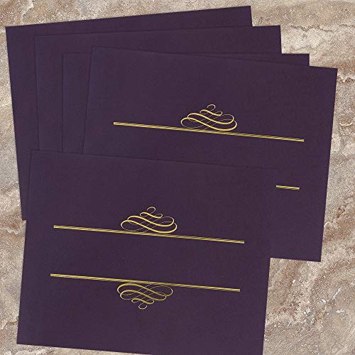 Great Papers! Plum Certificate Cover for Awards and Recognition, 12” x 9.375”, 250 GSM, Pack of 5 (903106) - Image 3