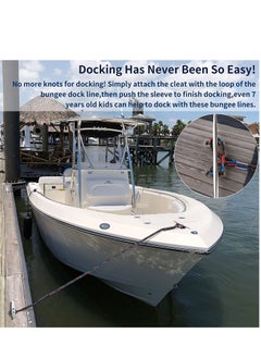 Excefore Boat Bungee Dock Lines, Boating Gifts for Men, Accessories, Pontoon Mooring Lines Bass Boat, 4 Feet  - Image 4