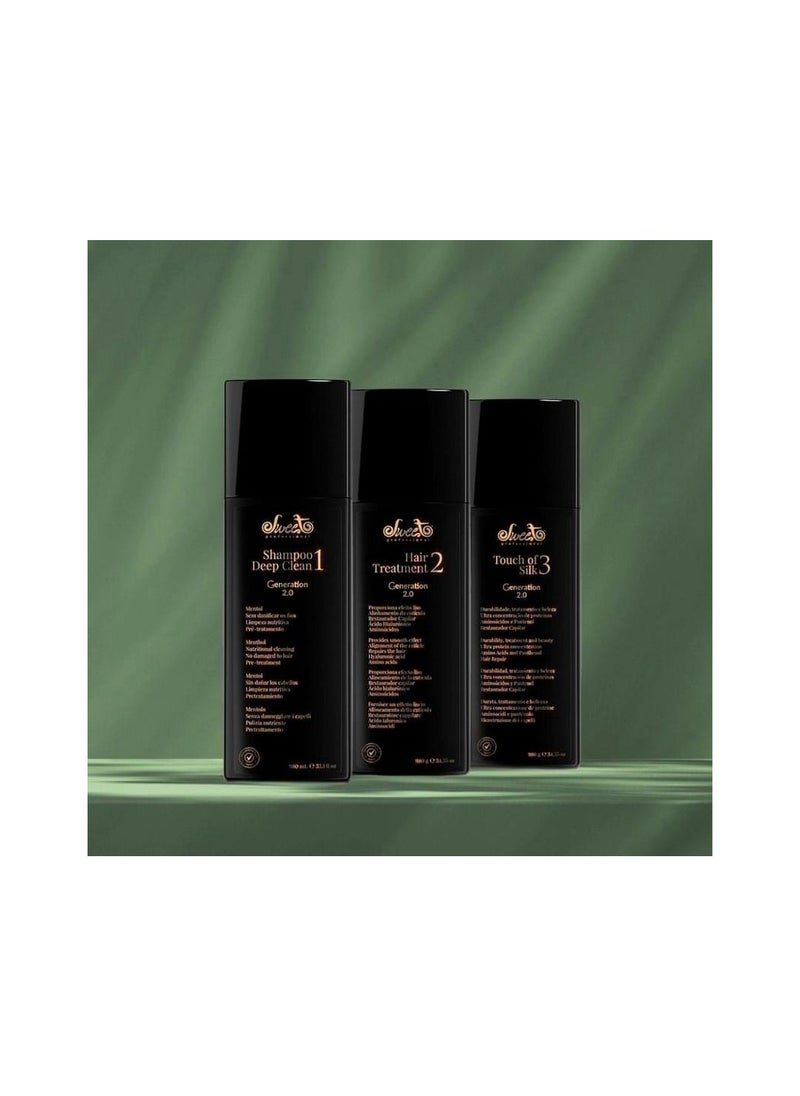 Sweet Professional Sweet Professional Generation 2.0 Hair Care Set - Deep Clean Shampoo, Hair Treatment, Touch of Silk (3 x 980ml)  - Image 3