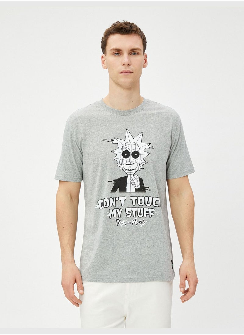 KOTON - Rick and Morty Oversized T-Shirt Licensed Printed - Image 1