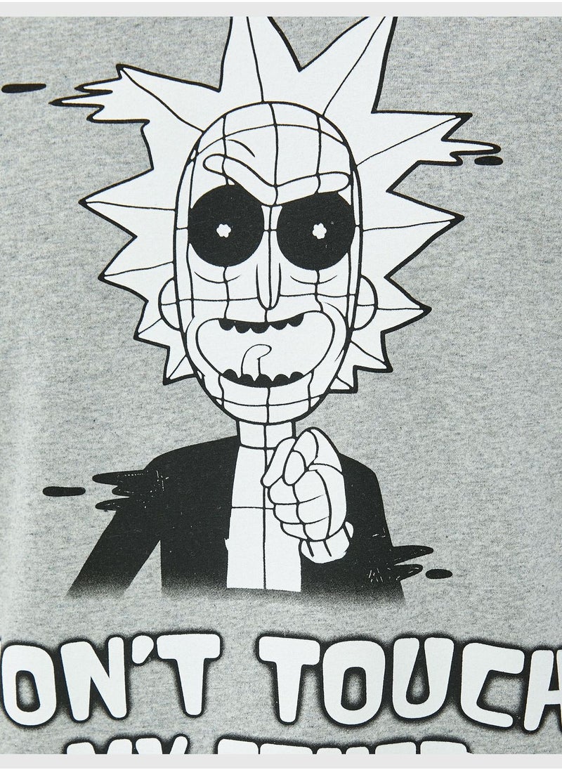 KOTON - Rick and Morty Oversized T-Shirt Licensed Printed - Image 1