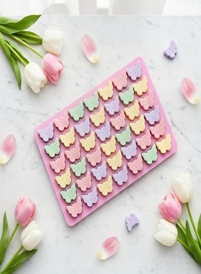 Restynic 72 Cavity Silicone Butterfly Mold - Food Grade, Oven & Freezer Safe - Perfect for Chocolate, Gummy Candies, Cake Decor, DIY Party Snacks & Crafts - Image 3