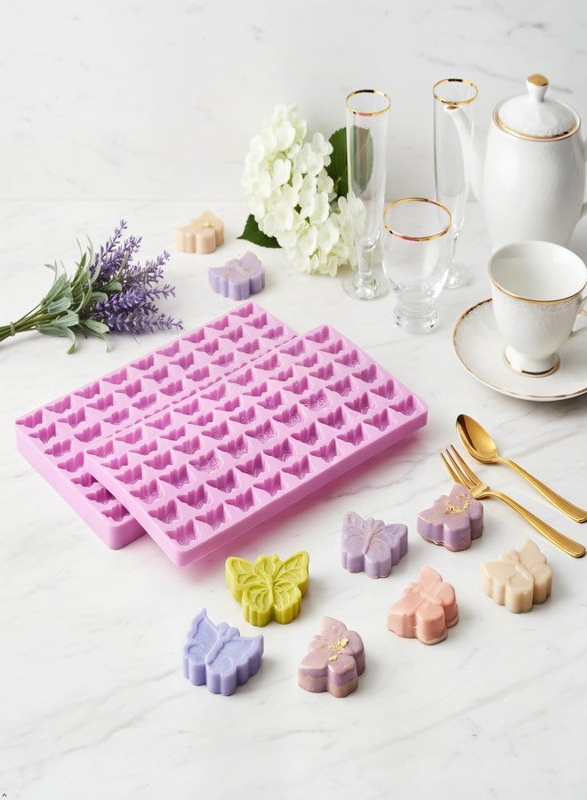 Restynic 72 Cavity Silicone Butterfly Mold - Food Grade, Oven & Freezer Safe - Perfect for Chocolate, Gummy Candies, Cake Decor, DIY Party Snacks & Crafts - Image 1