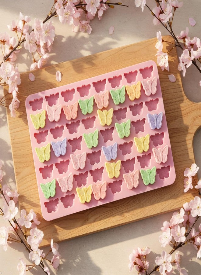 Restynic 72 Cavity Silicone Butterfly Mold - Food Grade, Oven & Freezer Safe - Perfect for Chocolate, Gummy Candies, Cake Decor, DIY Party Snacks & Crafts - Image 2
