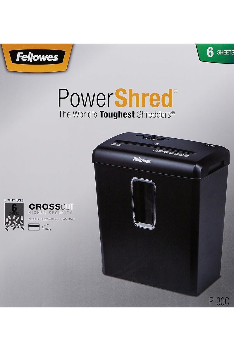 Fellowes Fellowes Cross Cut Shredder Model P-30c - ‎FEL 6008201 - Image 3