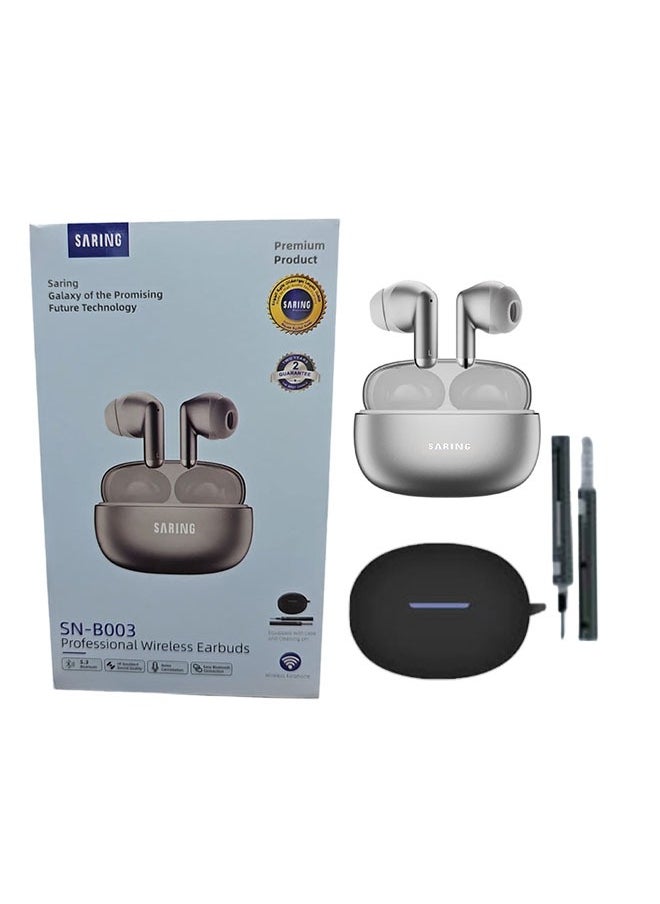 SARING Saring SN-003 Upgraded lightweight wireless bluetooth in ear headphones with call noise reducyion  - Image 1