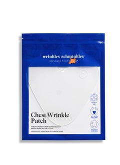 WRINKLES SCHMINKLES Wrinkles Schminkles Chest Wrinkle Patch - Reusable Silicone Smoothing Pads for Cleavage & Body, Reduce Wrinkles & Stretch Marks, Sensitive Formulated, Secret to Radiant Skin (1 Pack)  - Image 1