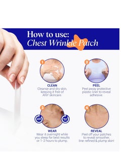 WRINKLES SCHMINKLES Wrinkles Schminkles Chest Wrinkle Patch - Reusable Silicone Smoothing Pads for Cleavage & Body, Reduce Wrinkles & Stretch Marks, Sensitive Formulated, Secret to Radiant Skin (1 Pack)  - Image 2